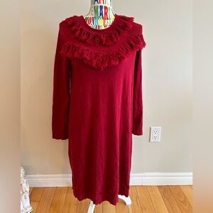 Kate Spade red  knit dress. Super cute. Excellent condition. Size small.